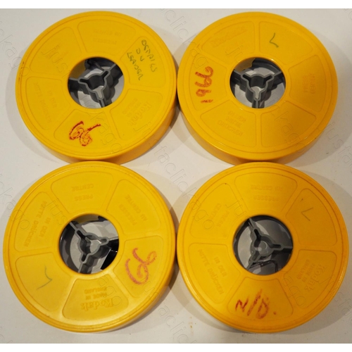 80 - 1960's Railway colour cine film, standard 8mm. Four reels of Kodak standard 8mm film. Films labelled... 