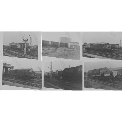 90 - BR (SR/WR) Diesel and electric locomotives and multiple units. Approx. 50 original, 35mm black and w... 