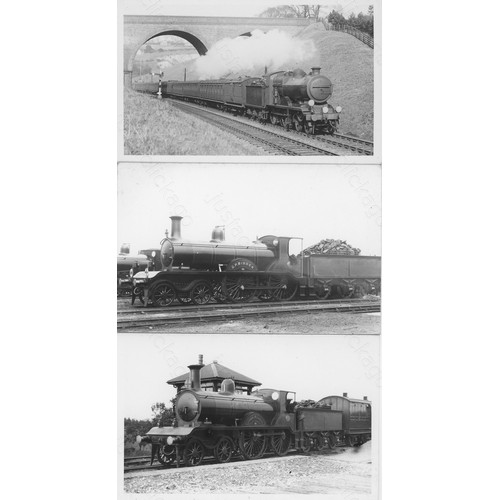 463 - L.B.S.C.R. locomotives. A fine collection of commercial photographs and postcards in a slipcase albu...