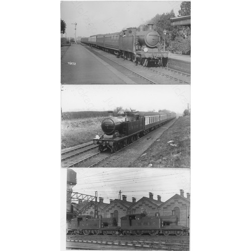 463 - L.B.S.C.R. locomotives. A fine collection of commercial photographs and postcards in a slipcase albu...