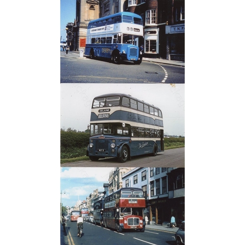 12 - U.K. Bus photographs and magazines. Approx. 400, 6
