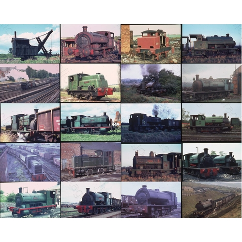 46 - British Industrial Steam. Approx. 60 colour duplicate slides from the S.V. Blencowe collection. Ther...