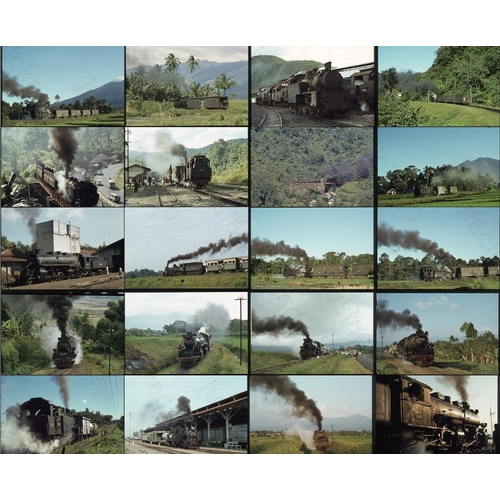 61 - Overseas traction - Indonesia. Approx. 50, original, 35mm colour slides on Agfa film stock. This goo...