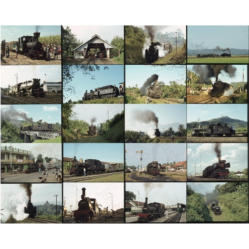 62 - Overseas traction - Indonesia. Approx. 50, original, 35mm colour slides on Agfa film stock. This goo...