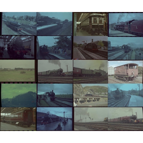 15 - Preserved steam. A large assortment of approx. 320 colour (mostly) and some black and white 35mm neg... 