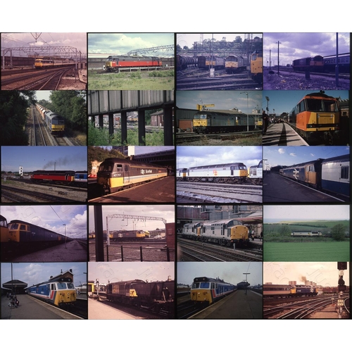 285 - Railway. A modern traction assortment from the late 1980's and early 1990's. There are approx. 350 x... 