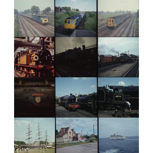 289 - Railway and Shipping. A miscellaneous assortment of Heritage steam, modern traction and shipping sli... 