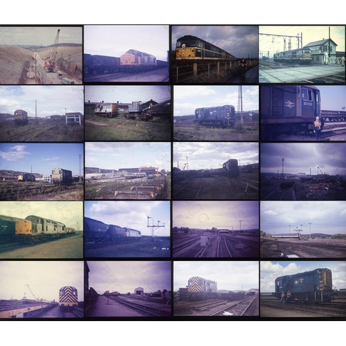 290 - Railway. A small box of approx. 65 x 35mm colour slides on mixed film stock. An interesting lot feat... 