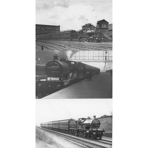 297 - An album of Midland Railway locomotives. From the collection of the late railway photographer and au... 