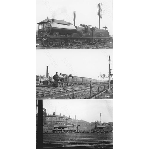 297 - An album of Midland Railway locomotives. From the collection of the late railway photographer and au... 