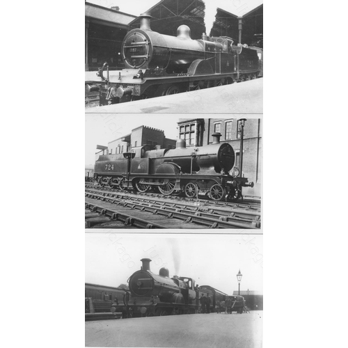 297 - An album of Midland Railway locomotives. From the collection of the late railway photographer and au... 