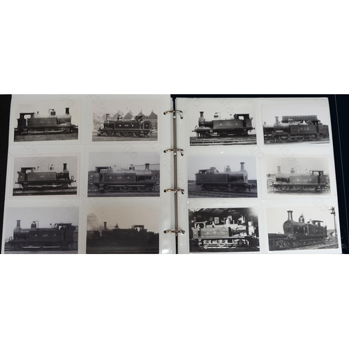 297 - An album of Midland Railway locomotives. From the collection of the late railway photographer and au... 