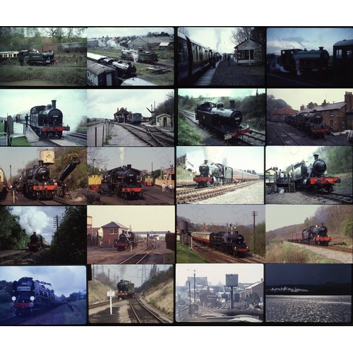 299 - Heritage Railway assortment. Approx. 220 x 35mm colour slides, mostly on Fujichrome film stock. All ... 