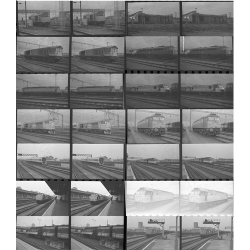 304 - Modern Traction. Approx. 315 x 35mm black and white negatives. Mixed quality negs in strips of 3 of ... 