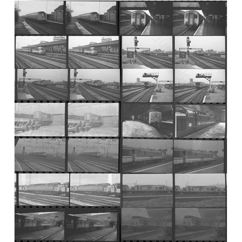 304 - Modern Traction. Approx. 315 x 35mm black and white negatives. Mixed quality negs in strips of 3 of ... 