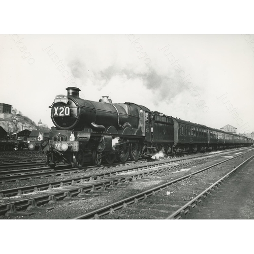 322 - Railway. B.R. Steam. A selection of approx. 75, larger size black and white glossy prints. 7