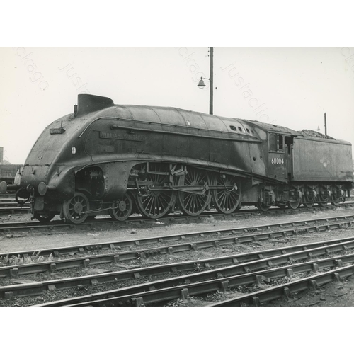 322 - Railway. B.R. Steam. A selection of approx. 75, larger size black and white glossy prints. 7