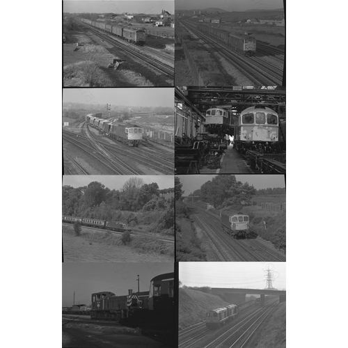 4 - Original black & white, individual, medium format negatives (1 x 35mm noted) by John Vaughan.
Approx... 