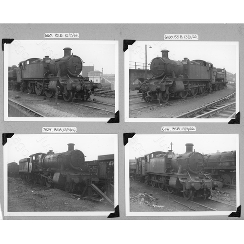 411 - Railway. Two albums of black and white prints. The first album has approx. 340 original, black and w... 