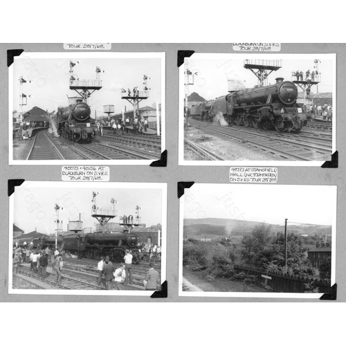 411 - Railway. Two albums of black and white prints. The first album has approx. 340 original, black and w... 