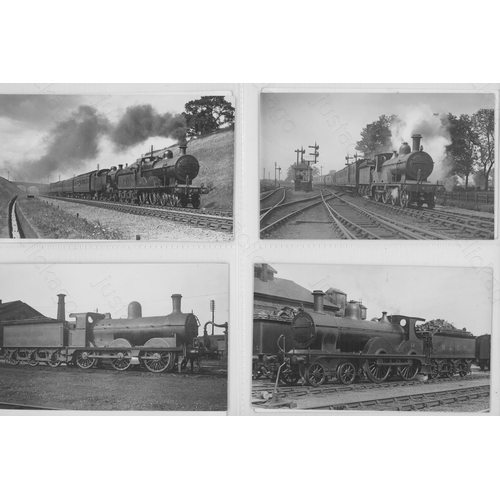 411 - Railway. Two albums of black and white prints. The first album has approx. 340 original, black and w... 