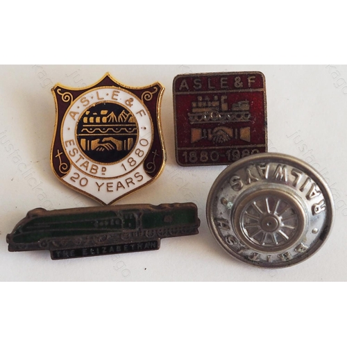 413 - Paper Railwayana. An assortment of paperwork, books and enamel badges. 
1. 