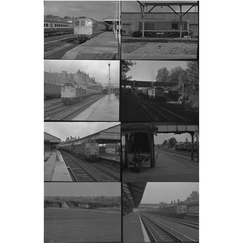 5 - Original black & white, individual, medium format negatives  (2 x 35mm negs noted) by John Vaughan.
... 