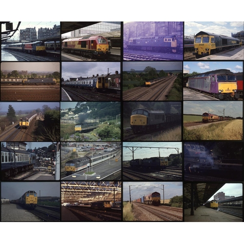 51 - Railway, modern traction assortment. Approx. 300 x 35mm colour slides on mixed film stock. Most date... 