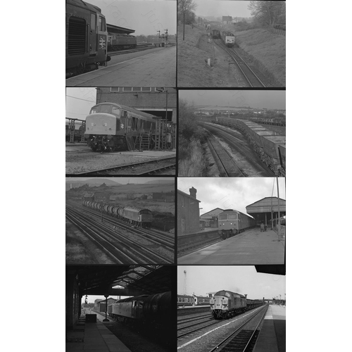 1 - Railway. Original black & white, individual, medium format negatives by John Vaughan.
Approx. 100. R... 