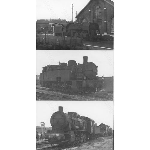 101 - Railway. Overseas Traction - France, Germany & Ireland. A small selection of black and white origina... 