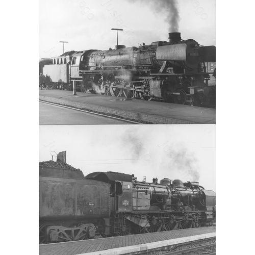 101 - Railway. Overseas Traction - France, Germany & Ireland. A small selection of black and white origina... 