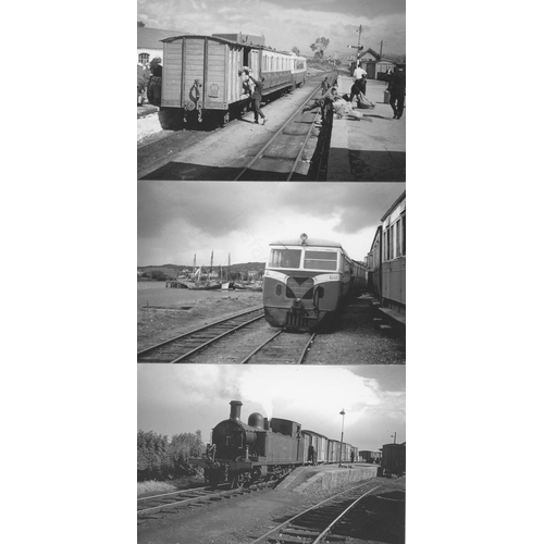 101 - Railway. Overseas Traction - France, Germany & Ireland. A small selection of black and white origina... 