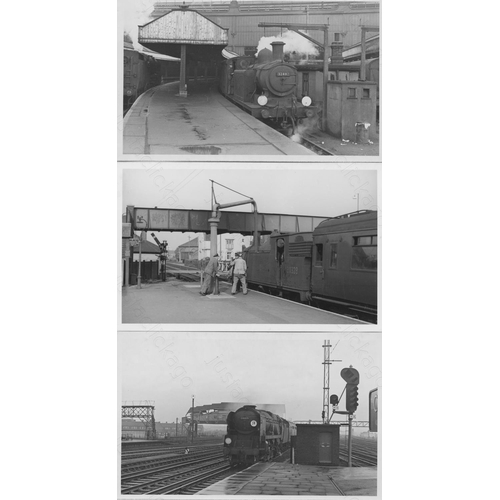 102 - Railway. Ex Southern Railway locomotives and views. An assortment of approx. 113 black and white pri... 