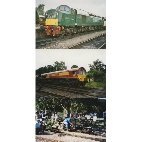 105 - Railway. Heritage Railways and Preserved Locomotives. A large collection of U.K. Heritage photograph... 