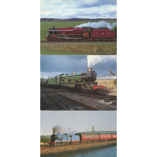 105 - Railway. Heritage Railways and Preserved Locomotives. A large collection of U.K. Heritage photograph... 