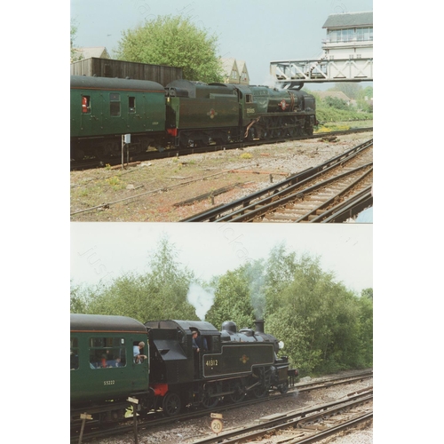 105 - Railway. Heritage Railways and Preserved Locomotives. A large collection of U.K. Heritage photograph... 