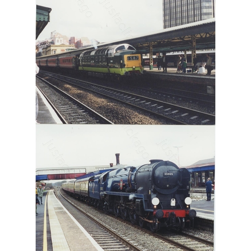 105 - Railway. Heritage Railways and Preserved Locomotives. A large collection of U.K. Heritage photograph... 