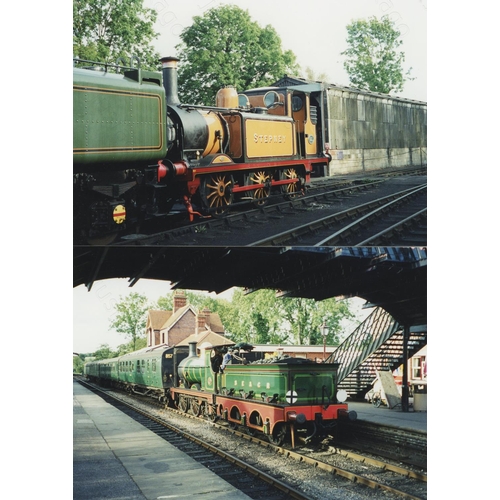 105 - Railway. Heritage Railways and Preserved Locomotives. A large collection of U.K. Heritage photograph... 