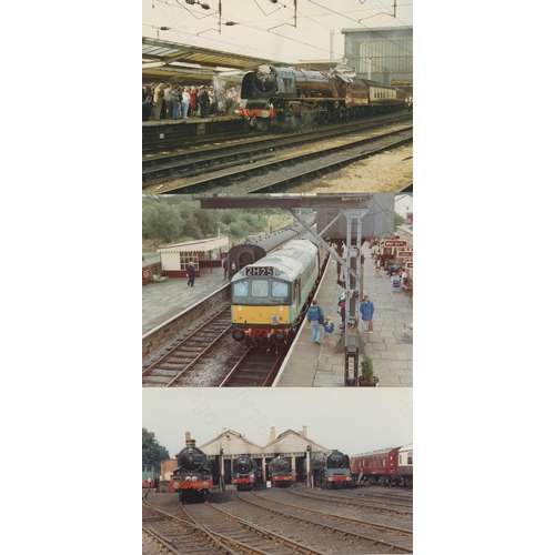 105 - Railway. Heritage Railways and Preserved Locomotives. A large collection of U.K. Heritage photograph... 