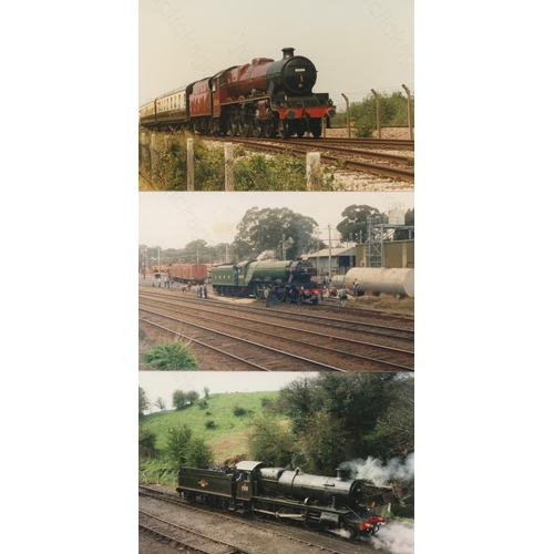 105 - Railway. Heritage Railways and Preserved Locomotives. A large collection of U.K. Heritage photograph... 