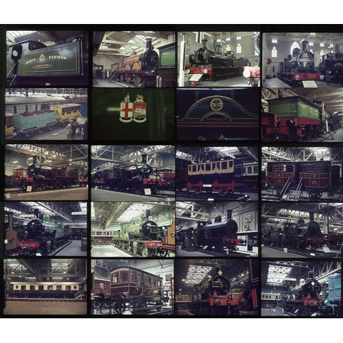 108 - Railway. Heritage Railways. A selection of 66 x 35mm original colour slides on mostly Agfa with a fe... 