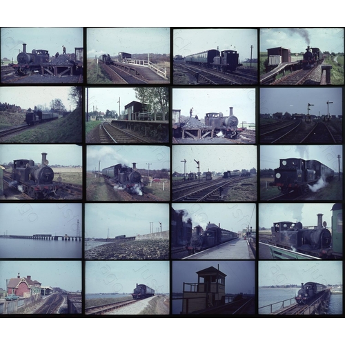 109 - Railway. B.R. Steam. A selection of 35 x 35mm, original, colour slides on Agfa and Ilford (glass mou... 