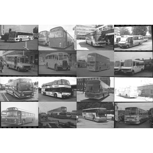 110 - U.K. Bus selection. Approx. 100, individual, 35mm black and white and a few colour negatives. The se... 