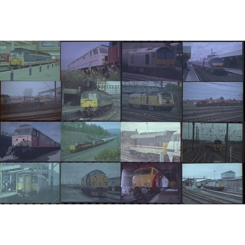 115 - Railway. Modern Traction. Approx. 100 x 35mm colour negatives with a few black and white mixed in. T... 