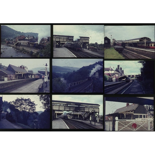 127 - Railway. Narrow Gauge and BR Steam and infrastructure in Wales by the late Barry Owen. A selection o... 