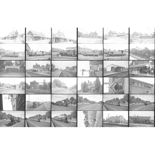 135 - Railway. B.R. Steam and Infrastructure by the late Barry Owen. A selection of approx. 230 x 35mm bla... 