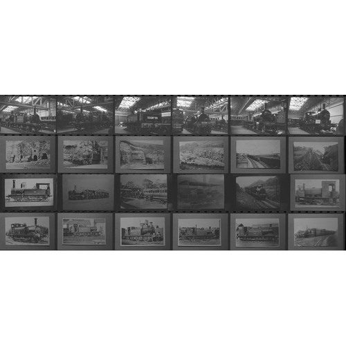 135 - Railway. B.R. Steam and Infrastructure by the late Barry Owen. A selection of approx. 230 x 35mm bla... 