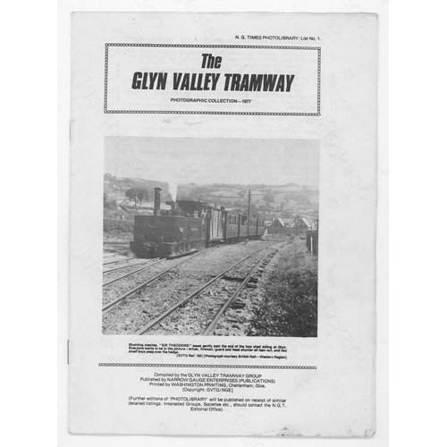 136 - Railway. Narrow Gauge. Approx. 37, black and white prints housed in a postcard album. The prints fea... 