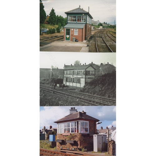 14 - Railway. Infrastructure - Signal boxes and signalling. An assortment of approx. 300, mostly colour, ... 