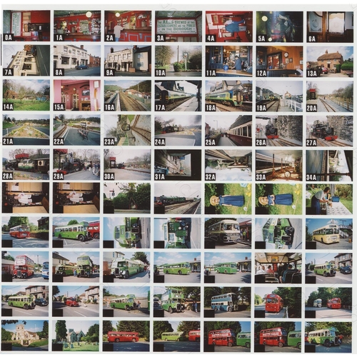 149 - Railway. A folder containing approx. 3000 colour negatives, with some contact cards. The selection h... 